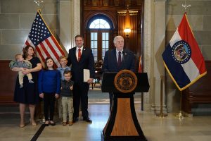 Missouri’s governor say his AG pick embodies faith, family and freedom