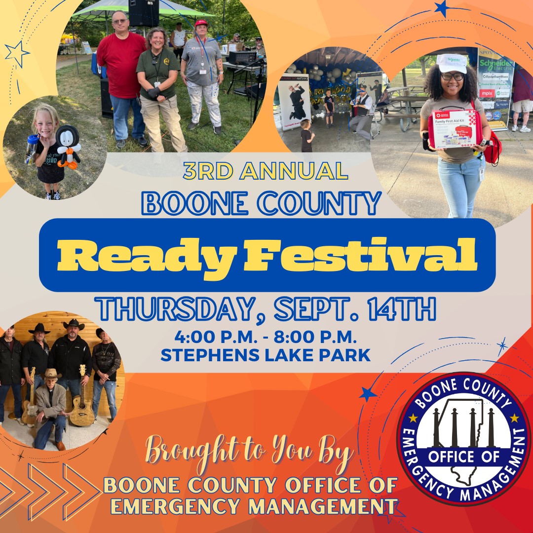 Boone County emergency preparedness festival is today from 4-8