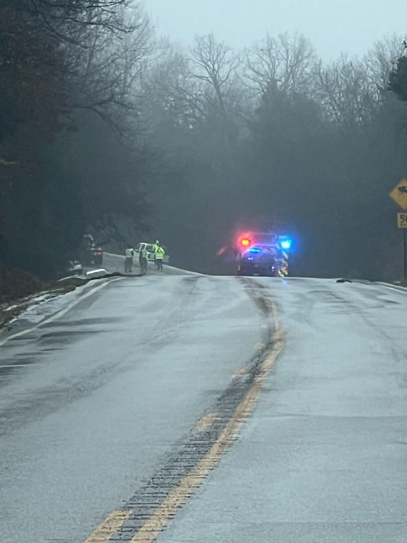 UPDATE: Highway 163 in Columbia reopens, after ice causes slide offs