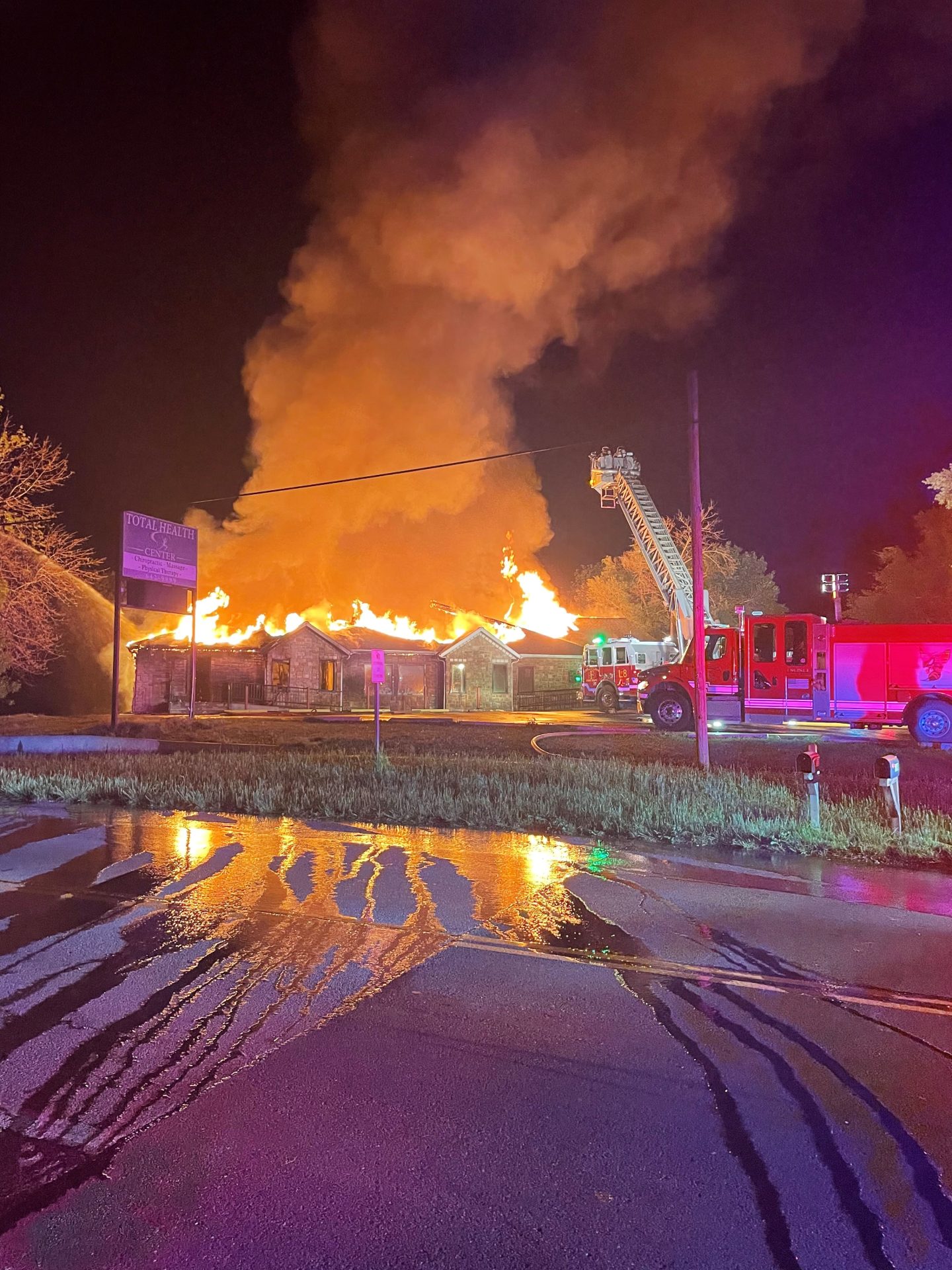 Fulton fire officials say blaze that destroyed chiropractic facility could have started in the attic