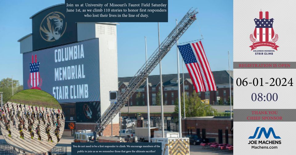 Columbia 9/11 Memorial Stair Climb – Saturday, June 1st