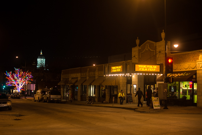 mo theatre venue during t/f film fest. (megan stilley)