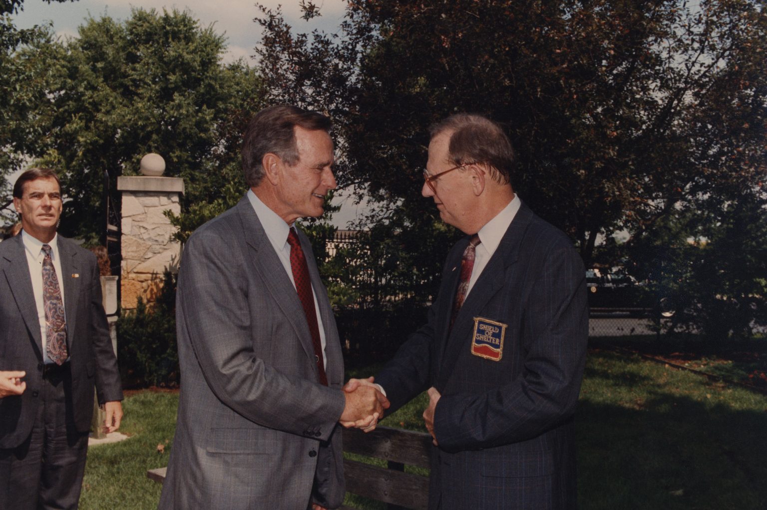 gus lehr and president bush (002)