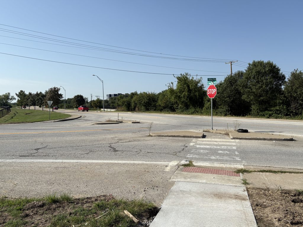 picture of intersection of east green meadows road and east nifong boulevard sept. 2026
